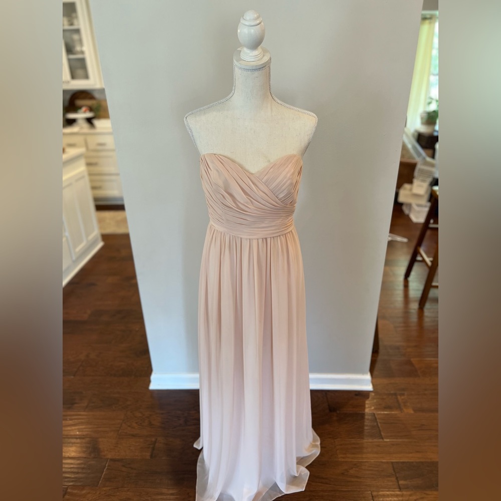 Monique Lhuillier Blush Bridesmaids Gown, size 6